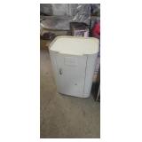 Metal cabinet with contents