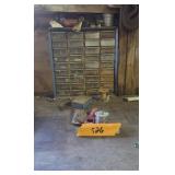 Contents of bolt bin and misc