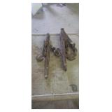 Chain binder 3/8in lot of 4 and clevis