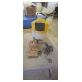 Minow bucket, metal stringer, throw lines and