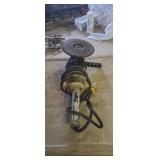 Black and decker 7 in angle grinder.  Works as it
