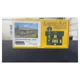 Laser art #663 HO Center Hall Depot. New in box