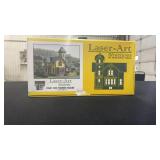 Laser art #601 HO Tower House. New in box.