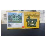Laser art #636 HO Avon House. New in box