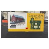 Laser art #682 HO Meat Packing Plant. New in box.