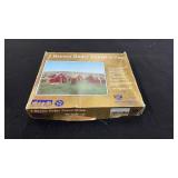 3 houses under construction HO scale