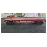 Menards Wisconsin Central O-gauge flat car 52472