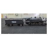 Ho scale locomotive with coal car. Unknown