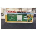 Lionel O and 027 gauge Burlington hi-fine box car