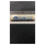N GE Dash 8-40CW diesel locomotives CSX Blue&Gray