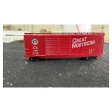 HO scale Great Northern rail car