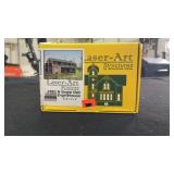 Laser Art #883 N Single Stall Enginehouse. New in