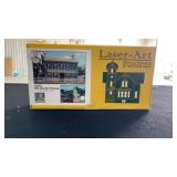Laser art #626 HO Lincoln house. New in box