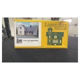 Laser art #653 HO Farmhouse. New in box