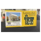 Laser art #613 HO House Under Construction. New