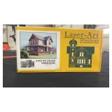 Laser art #652 HO Deluxe Farmhouse. New in box
