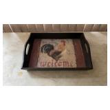 Tray with contents