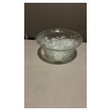 Punch bowl with 12 cups