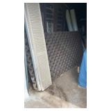 3 Lattice panels, shutters and metal