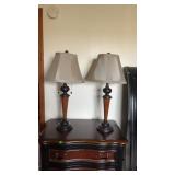 Two matching lamps