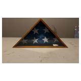 American flag display case