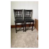 2 tall chairs