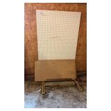 Five sheets of pegboard 47 in x 78 in five