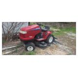 Riding lawn mower. Unknown condition and scrap