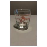 213 Marine Corps anniversary glass