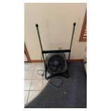 Fan with stand