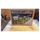 Solar LED path lights new in box