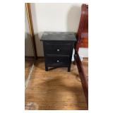 End table/night stand with contents