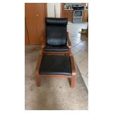 Chair and foot stool