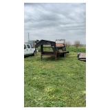 Load trail 24ft goose neck trailer 8ft deck.