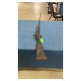Unknown rifle. Inoperative has been in a fire.