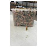 9mm loose in box. 23lbs 7 oz appx 920 rounds.
