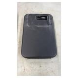 Handgun security box with factory set combination