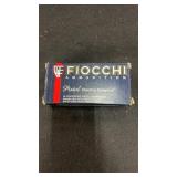 Fiocchi Ammunition 50 rounds pistol shooting