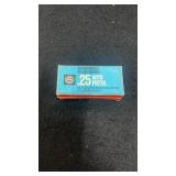 Dynamit Nobel 50 rounds 25 auto pistol