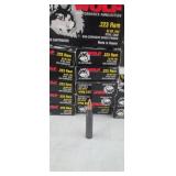 223 Remington Wolf Steel case 62gr FmJ 260 rounds