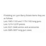 Lynn Barry Estate Notice