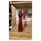 Cat shaped wine bottle
