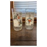 Six Saturday evening post collectible glasses