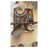 Billy club  potato ricer metal pans ladle