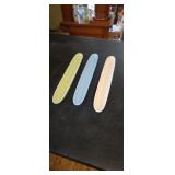 Oval ceramic bowls apx 15 1/2 in long and 2 1/2