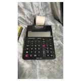 Battery powered adding machine and note pads