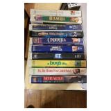 VCR tapes and dvdï¿½s