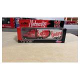 Nebraska corn huskers die cast semi with trailer