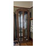 Curio cabinet 82 in tall 31 1/2 in wide and 15 in