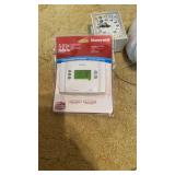 Honeywell thermostat and two electric  alarm
